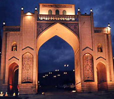 Iran, Shiraz, Quran gate